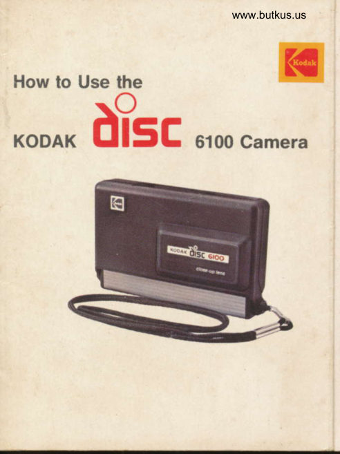 Kodak Disc 6100 manual cover