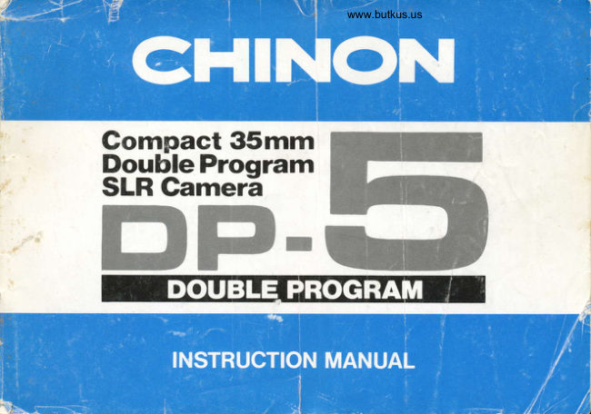 CHINON DP-5SCANNED DIRECT manual cover