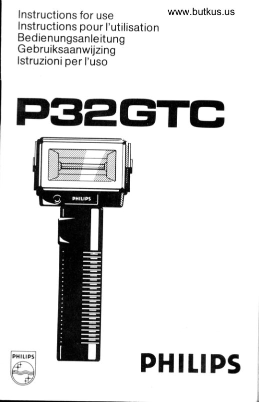 Philips P32GTC manual cover
