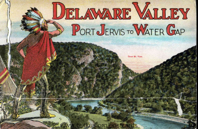 Delaware Valley Port Jervis to Water Gap - 1927 manual cover