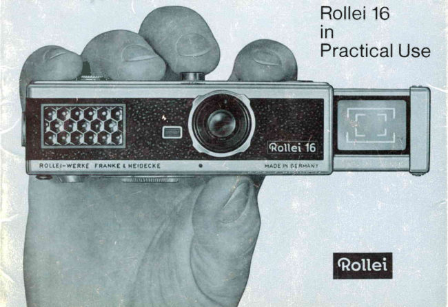 Rollei 16 manual cover