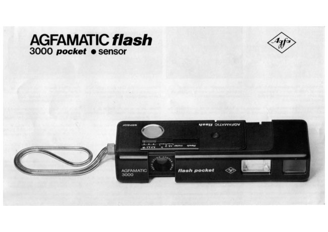 Agfamatic flash 3000 pocket manual cover