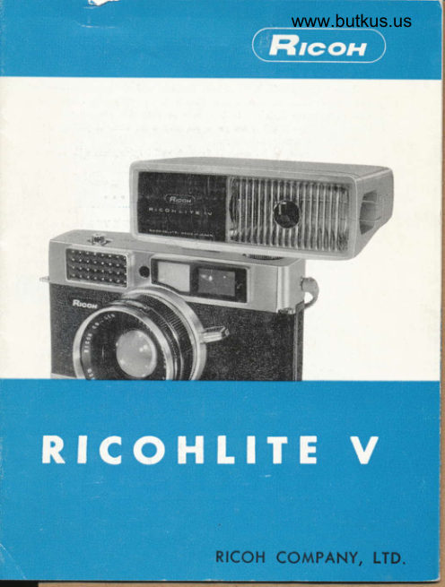 Ricohlite V manual cover