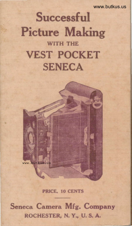 Seneca Vest Pocket manual cover