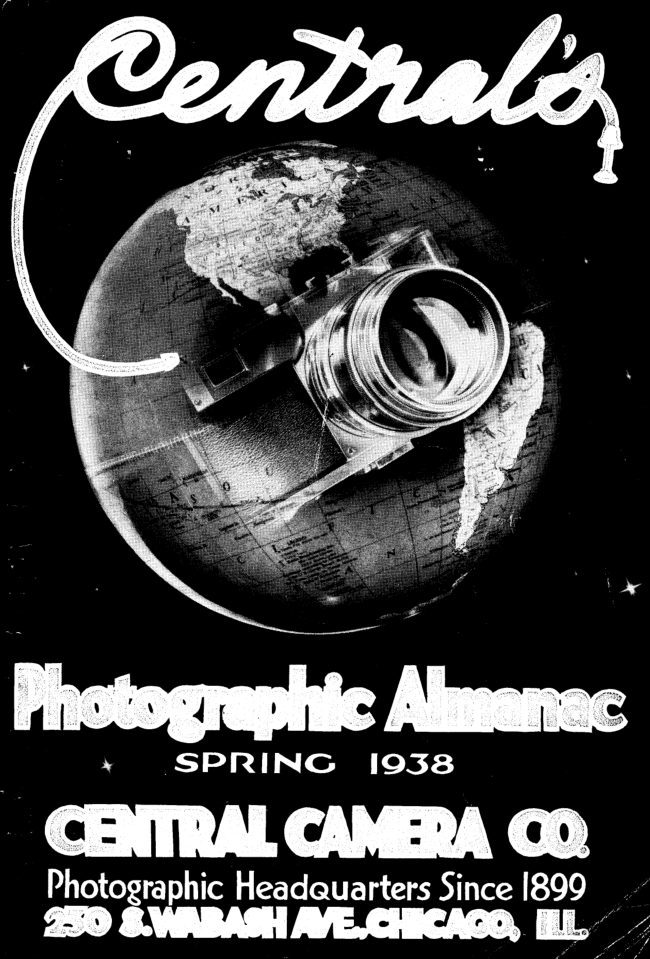 Central camera company 1938 manual cover
