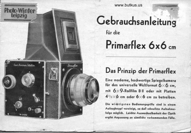 Primaflex 6x6 manual cover