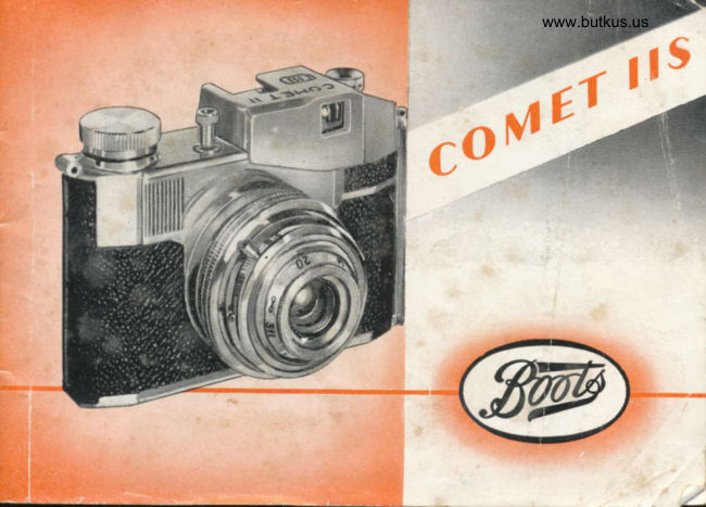 Boots Comet IIS manual cover