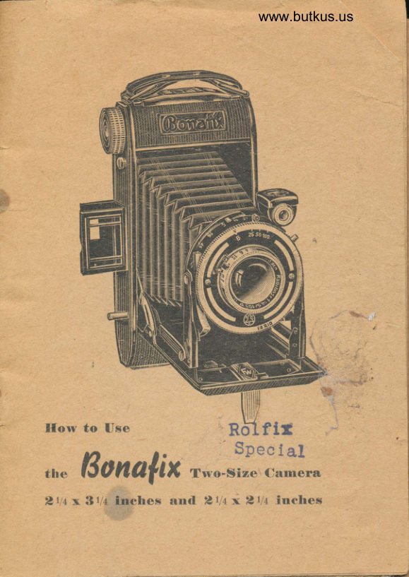 Bonafix Rolfix Special manual cover