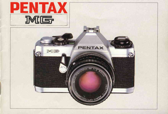 Pentax MG manual cover