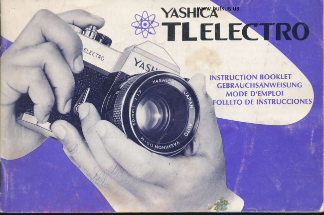 Yashica TL Electro manual cover