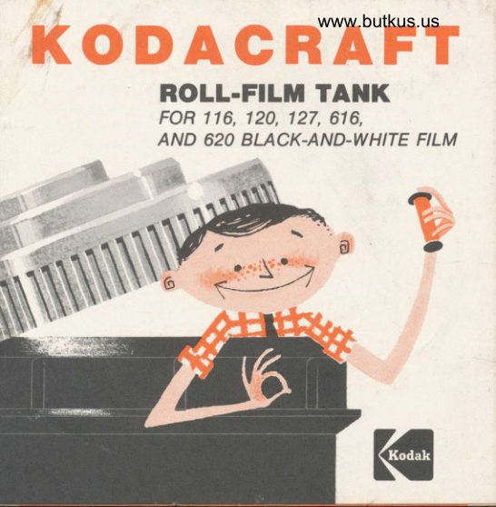 Kodak Kodacraft Roll-Film Tank manual cover