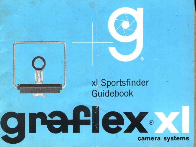 Graflex XL Sports Finder manual cover