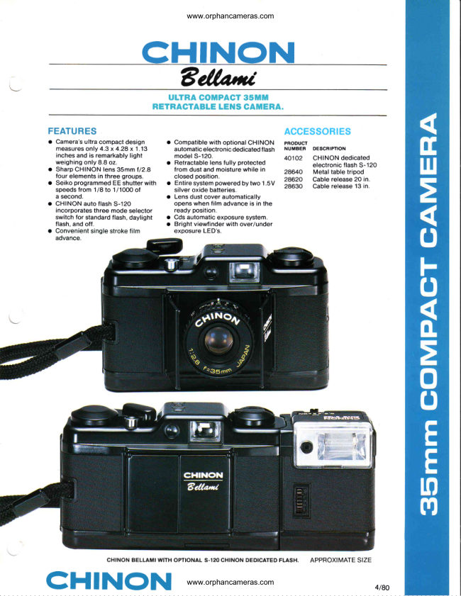 CHINON BALLAMI manual cover