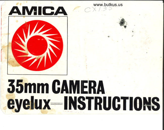 Amica Eyelux manual cover