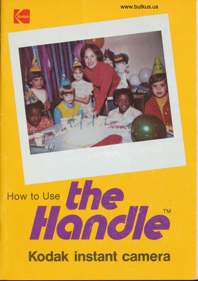 Kodak The Handle Instant Camera manual cover