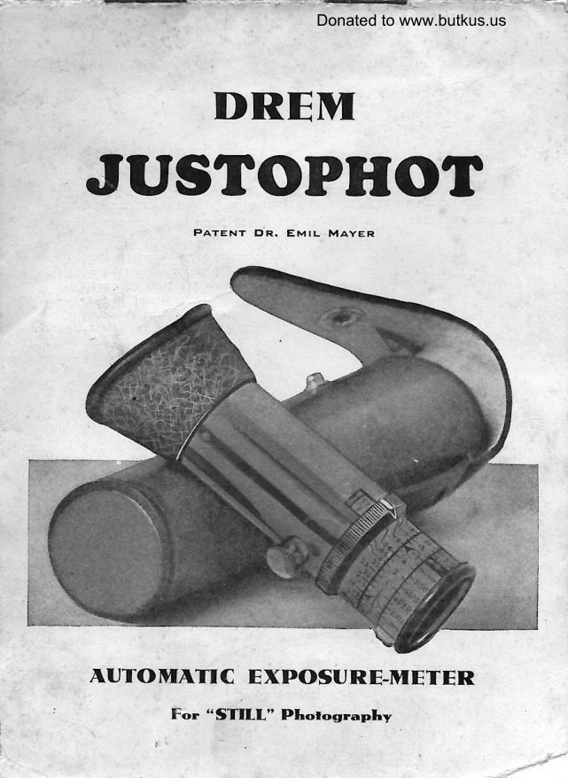 Drem Justophot manual cover