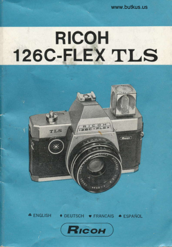 Ricoh 126C Flex Tls manual cover
