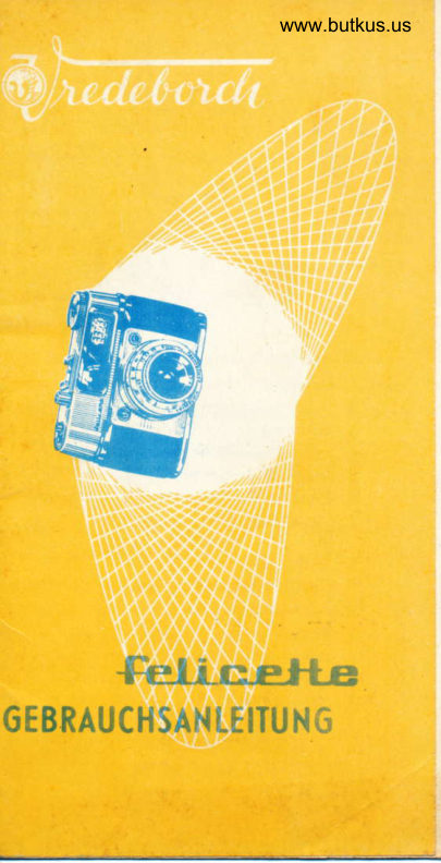 Vredeborch Felicette manual cover