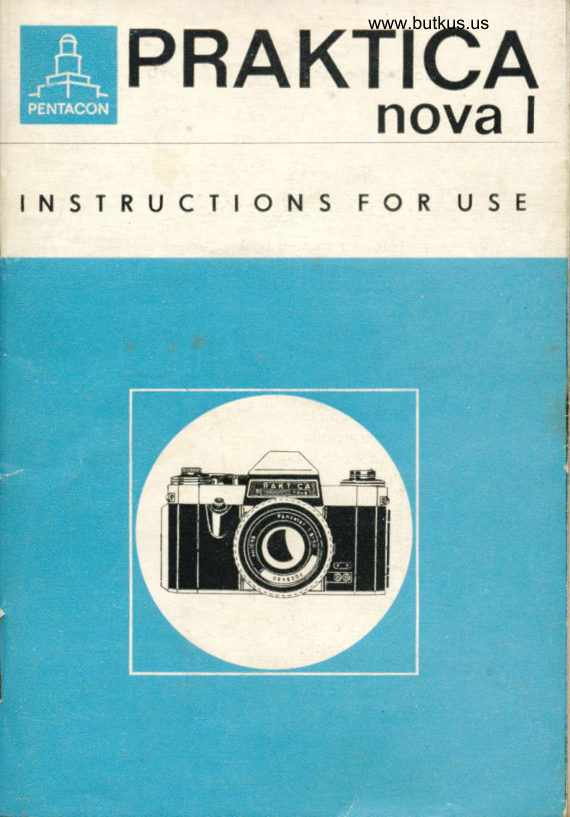 Praktica Nova I manual cover