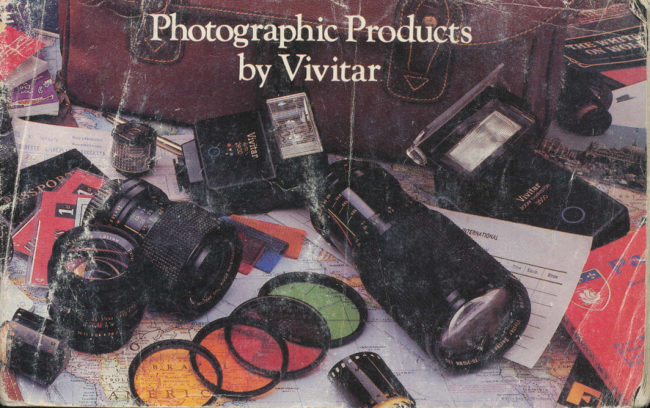 Vivitar lenses and manual cover