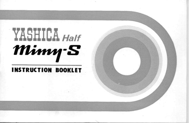 Yashica Mimy S manual cover