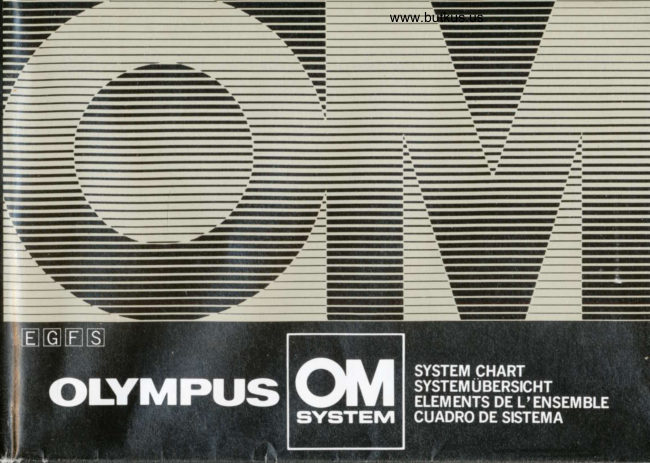 Olympus OM System Chart manual cover