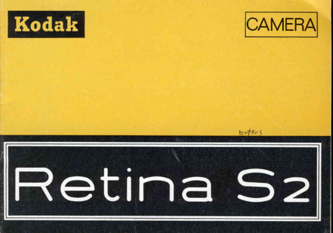 Kodak Retina S2 manual cover