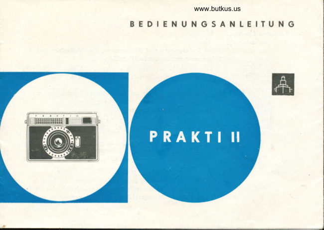 Praktica Prakti II manual cover