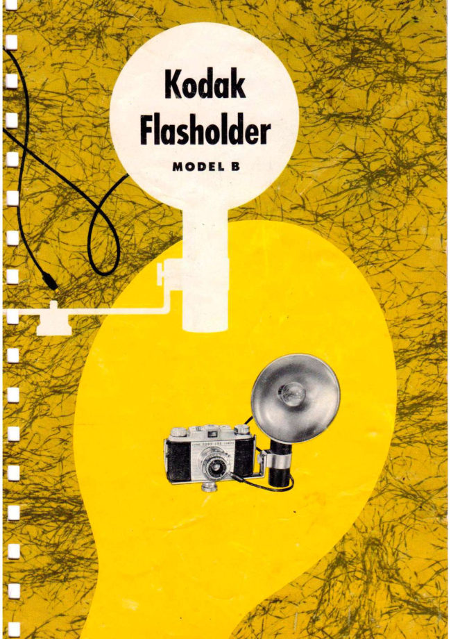 Kodak Flasholder Model B manual cover