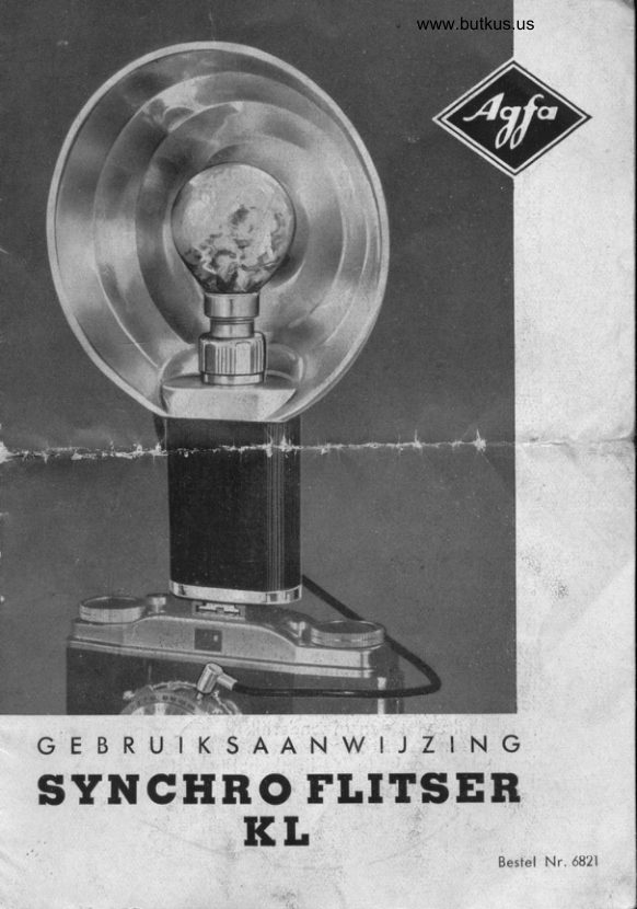 Agfa Synchro Flitser KL handleiding manual cover