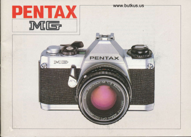 Pentax MG manual cover