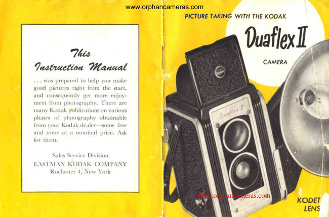 Kodak Dualflex II manual cover