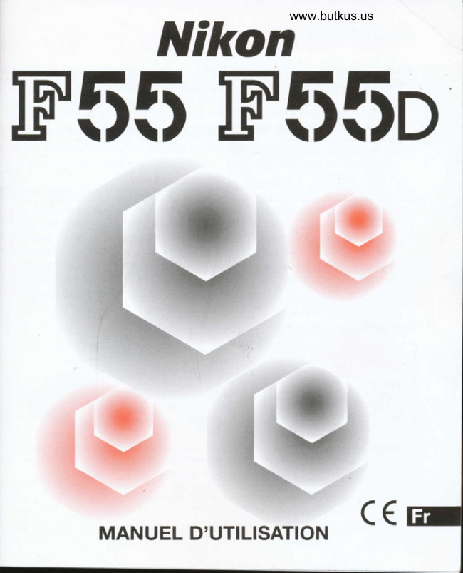 Nikon F55 / 55D manual cover
