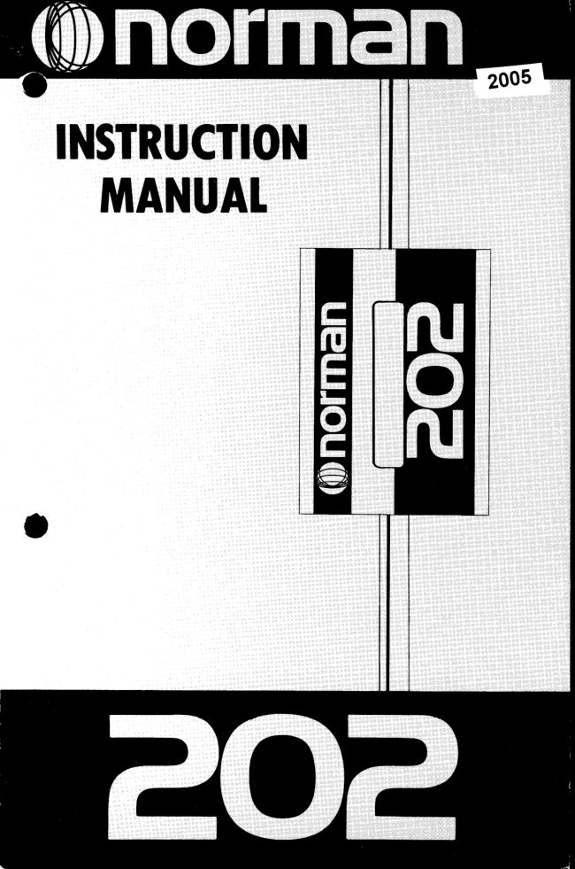 NORMAN 202 flash manual cover