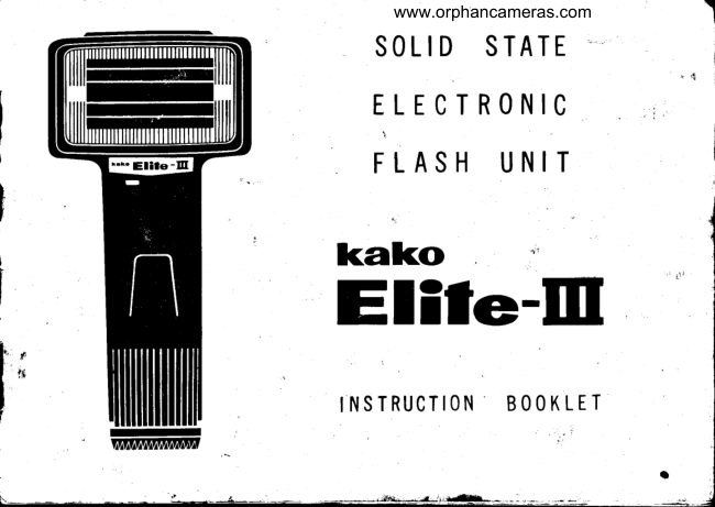 Kako Eilte - III manual cover