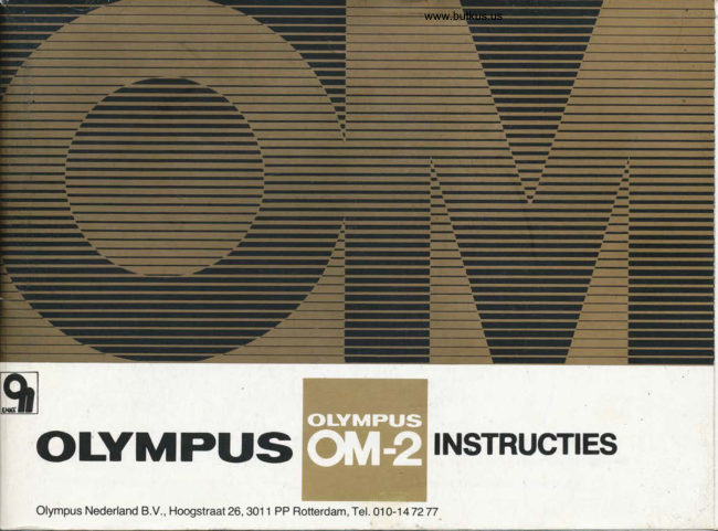 Olympus OM-2 Handleiding manual cover