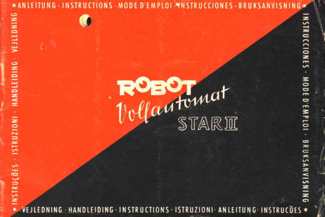 Another Robot Star II manual cover
