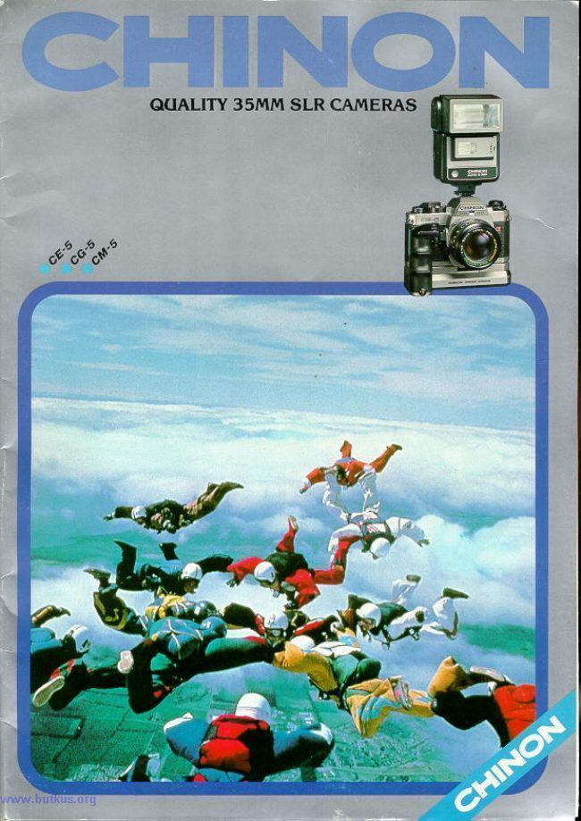 Chinon 35mm Cameras Public Relations Booklet manual cover
