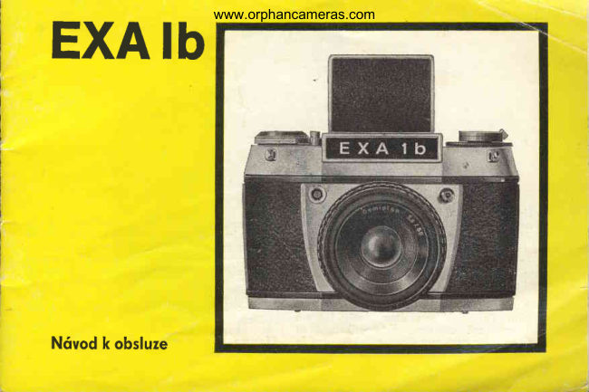 Exakta EXA 1b manual cover