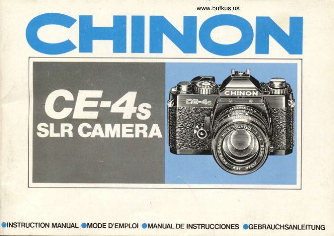Chinon Ce 4S manual cover