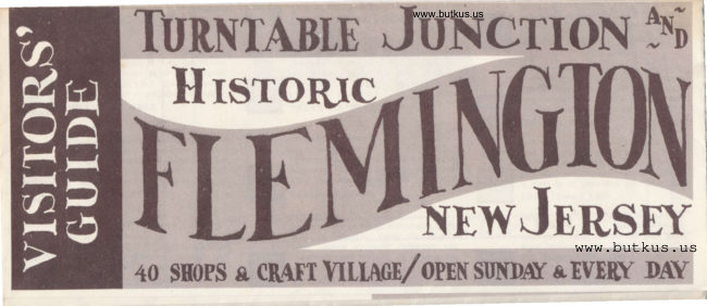 Flemington Turntable Junction flyer - 1972 manual cover