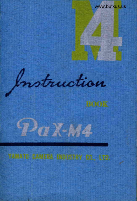 PAX M-4 manual cover