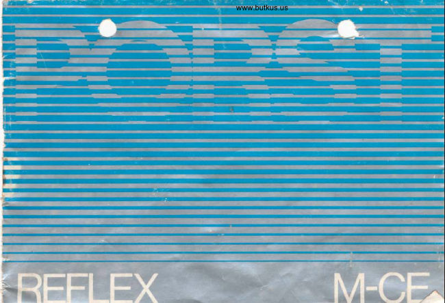 Porst M-CE manual cover