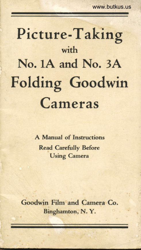 Goodwin Folding 1A - 3A manual cover