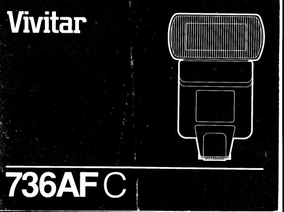 Vivitar 736 C (Canon) manual cover