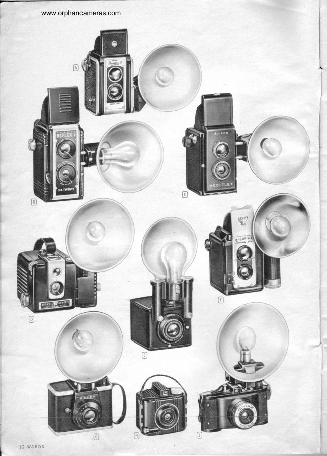 Montgomery Wards Box cameras Ansco, Kodak, Brownie manual cover