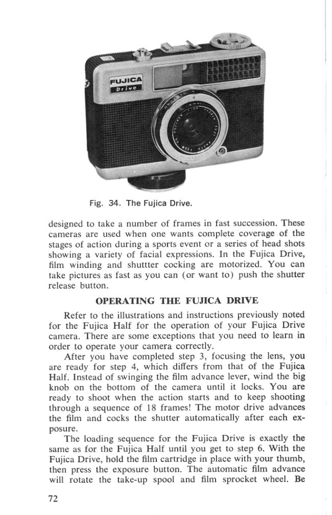 Fujica 35MM CAMERA GUIDE — part 2 manual cover
