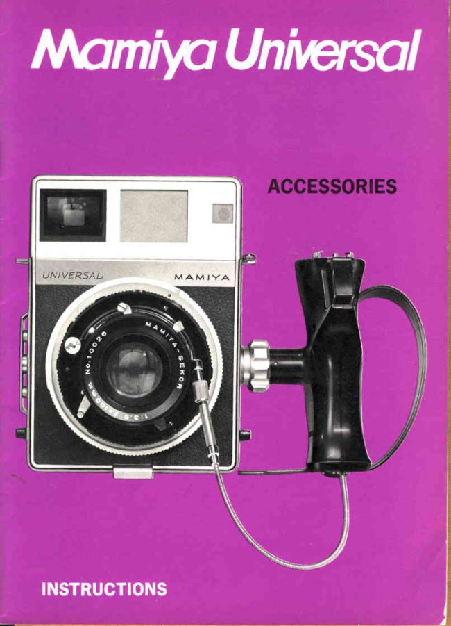 Mamiya Universal Lenses manual cover