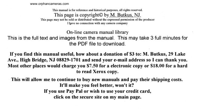 Photographic advertisements — pages 341–384 manual cover