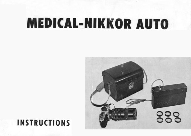 Nikon MEDICAL NIKKOR Auto 200mm manual cover